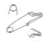 Yhenlovtt Stainless Steel Connectors Line Tension Snap Swivels 5 Pack for Resista Fishing Long Longline Branch Hangers Having High Clips Tuna (1860MM)
