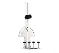 Yhenlovtt Stainless Steel Level Bracket L-Bracket 360° Pivoting Adjustable Support for Levels - Compact & Measuring Tool for Home and Workshop Use(a)