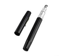 Yhenlovtt Telescopic Pocket Fishing Rod Pen Style -Short 1m Aluminium Alloy Lightweight Portable Travel Rod with Ergonomic Handle for Freshwater and Saltwater Angling, Yellow(black)