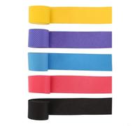 Yhenlovtt Tennis Racket Overgrip Tape Roll Set 60PCS Box PU Material Anti Slip Sweat Absorbent Grip Wraps for Tennis Squash Badminton Racquets Fis