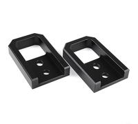 Yhenlovtt Trailer Hitch Tow Hooks, Stainless Steel Red Finish For Enhanced Towing Safety And Stability, For Toyota For Tacoma 2024-2026/4Runner 2025-2026(Black)