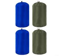 Yhenlovtt Ultralight Drawstring Stuff Sack Storage for Bag down Bags Camping Travel 400t Nylon Compression 4-pack for Sleeping Outdoor and Bag Jack (SET3 5L)