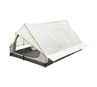 Yhenlovtt Ultralight Floor Tent for 2 Pu4000 Poleless Trekking People with Pu3000 Rainfly Backpacking Design Oxford Plus Allseason (grayish white)