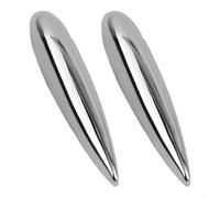 Yhenlovtt Vehicle Exterior Protection Fit 12pcs Car Door Edge Guards Rubber Antiscratch Protector Trim Strips Bumper Moulding for Set (Silver)
