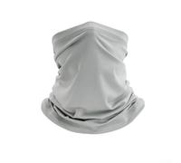 Yhenlovtt Warmer Compatible with Cycling Running Hiking Fishin for Outdoor Sports Multiuse Face Mask Polyester Balaclava Cycling Neck Tube Scarf (Light grey)