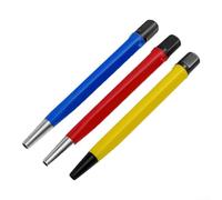 Yhenlovtt Watch Cleaning Pen with Retractable Brush Heads for Jewelry and Electronics - Remover Tool with Steel, Fiber, Copper Wire Tips (3-Pack, Red/Blue/Yellow)(fiber pen)