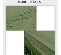 Yhenlovtt Waterproof Tent Footprint Ground Sheet Tarp for Camping 210x125cm Oxford Cloth Under Tent Mat with Pegs for Outdoor Picnic Beach (210D)