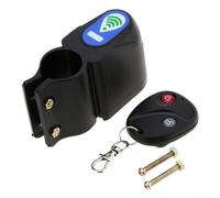 Yhenlovtt Wireless Remote Control Anti-Theft Alarm with 110dB Vibration Sensor for Cycling Equipment, Plastic Body, Black