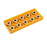 Yhenlovtt WNMG080404-MA Carbide Turning Inserts for CNC Lathe, 10pcs WNMG431 Indexable Inserts for -Finishing and Finishing Operations
