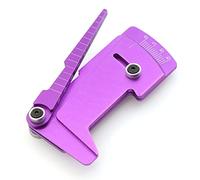 Yheonver 1 Pcs Metal Camber Gauge&Ride Height Gauge Tool/Ruler for Adjusting Height and Wheel Rim Camber RC Model Car,