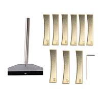 Yheonver Electric Guitar Repair Tool Alloy Fretboard Press With Press Inserts Musical Instrument Accessory - Golden