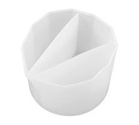 Yheonver Reusable 3 Channels Split Color Mixing Cups for Paints, Resin Pouring Painting Tools DIY Making Drawing Accessories