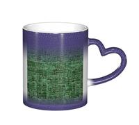 YHFBCYTRX Alligator Skin Color Changing Coffee Mug - 11oz Heat Sensitive Ceramic Mug, Gift for Family, Friends, Christmas & Birthdays