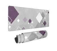 YHFBCYTRX Large Extended Gaming Mouse Pad 32 X 12 In Non-Slip Rubber Base, Fun Different Colored Squares Print Desk Mat For Keyboard & Mouse, Office/Gaming Computer Accessories