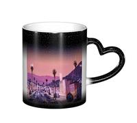 YHFBCYTRX The Old Hollywood Color Changing Coffee Mug - 11oz Heat Sensitive Ceramic Mug, Gift for Family, Friends, Christmas & Birthdays