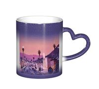 YHFBCYTRX The Old Hollywood Color Changing Coffee Mug - 11oz Heat Sensitive Ceramic Mug, Gift for Family, Friends, Christmas & Birthdays