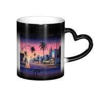 YHFBCYTRX The Old Hollywood Color Changing Coffee Mug - 11oz Heat Sensitive Ceramic Mug, Gift for Family, Friends, Christmas & Birthdays