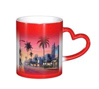 YHFBCYTRX The Old Hollywood Color Changing Coffee Mug - 11oz Heat Sensitive Ceramic Mug, Gift for Family, Friends, Christmas & Birthdays