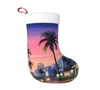 YHFBCYTRX The Old Hollywood Printed Christmas Stockings 18 In Festive Hanging Stockings For Fireplace & Tree