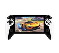 YHFITN Handheld Game Console with 5.5 Inch HD Screen, Handle Grip Design, with Built-In Retro Games, TV Output, Game Save Support, Video & Music Playback, Rechargeable Lithium Battery