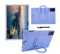 YHFZR Case for Blackview MEGA8 13 Inch Tablet, Soft Silicone Shockproof Kids Friendly Case with Rotating Stand, Purple