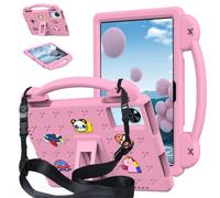 YHFZR Case for Doogee U11/U11 Pro 11 Inch/Tab G6/Tab G6+ 11 Inch/Infinix Xpad 20, EVA Kid Friendly Slim with Handle and Shoulder Strap Protective Cover, Pink