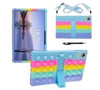 YHFZR Case for DOOGEE U12/Doogee G6 Pro/Doogee E3+, TECLAST T60AI/ AvidPad A90/ Vasoun P200 Tablet 12 Inch, Soft Kid Friendly Light Weight Build in Kickstand Protective Cover, Colorful
