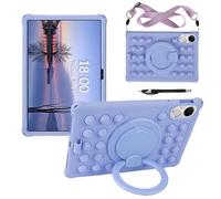 YHFZR Case for Honor Pad V9 11.5 Inch, Soft Silicone Shockproof Kids Friendly Case with Rotating Stand for Honor Pad V9 11.5 Inch, Purple