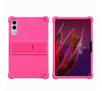 YHFZR Case for Lenovo Yoga Tab 11.1 Inch Tablet 2025, Soft Kid Friendly Light Weight Build in Kickstand Protective Cover, Rose