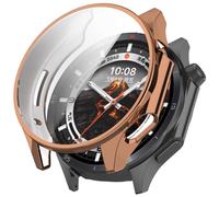 YHFZR Case for OnePlus Watch 3 43mm, Ultra-Thin Sicone Bumper Flexible Case Cover for OnePlus Watch 3 43mm, Rose Gold