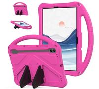 YHFZR Case for Samsung Galaxy Tab S10 Lite Tablet 10.9 Inch SM-X400/X406, EVA Kid Friendly Slim with Handle and Shoulder Strap Protective Case, Rose