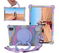YHFZR Case Silicone Shockproof Kids Friendly Case with Rotating Stand for Blackview Tab7 WiFi/Tab8 WiFi Tablet 10.1 Inch, OSCAL Pad70 /OSCAL Pad60, ColorB