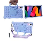YHFZR Case Silicone Shockproof Kids Friendly Case with Rotating Stand for Teclast P50/Blackview Tab 16/Teclast T50/UMIDIGI A15 Tab Tablet 11 Inch, Purple
