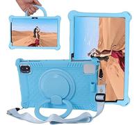 YHFZR Case Soft Silicone Shockproof Kids Friendly Case with Rotating Stand for DOOGEE/Teclast/Blackview/OSCAL/BYYBUO/TECLAST M40/P40HD/P30/P20 10.1 Inch, Blue