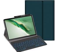YHFZR Keyboard Case for Honor MagicPad 3 Pro Tablet 12.3 Inch - (QWERTY Layout) 7 Colors Backlit Ultra Slim Flip Wireless Keyboard Stand Cover, Green