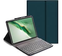 YHFZR Keyboard Case for Honor Pad X7 Tablet 8.7 Inch - (QWERTY Layout) Slim Flip with Removable Wireless Keyboard Stand Case Cover, Green