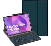 YHFZR Keyboard Case for Lenovo Idea Tab Pro Tablet 12.7 Inch - (QWERTY Layout) 7 Colors Backlit Ultra Slim Flip Wireless Keyboard Stand Case for Lenovo Idea Tab Pro Tablet 12.7 Inch, Green