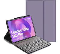 YHFZR Keyboard Case for Lenovo Idea Tab Pro Tablet 12.7 Inch - (QWERTY Layout) Slim Flip with Removable Wireless Keyboard Stand Case Cover for Lenovo Idea Tab Pro Tablet 12.7 Inch, Purple