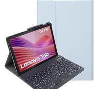 YHFZR Keyboard Case for Lenovo Tab 10.1 Inch 2025 TB-311FU - (QWERTY Layout) Slim Flip with Removable Wireless Keyboard Stand Case Cover for Lenovo Tab 10.1 Inch 2025 TB-311FU, Blue