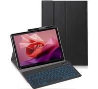 YHFZR Keyboard Case for OnePlus Pad Go 2 Tablet 12.1 Inch - (QWERTY Layout) 7 Colors Backlit Ultra Slim Flip Wireless Keyboard Stand Cover, Black