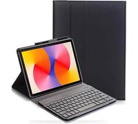 YHFZR Keyboard Case for Samsung Galaxy Tab A11 8.7 Inch SM-X130/X133/X135 - (QWERTY Layout) Slim Flip with Removable Wireless Keyboard Stand Cover, Black