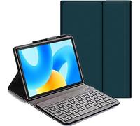 YHFZR Keyboard Case for Samsung Galaxy Tab Active 4 Pro 10.1 Inch SM-T636B/T630 - (QWERTY Layout) Slim Flip with Removable Wireless Keyboard Stand Case Cover, Green