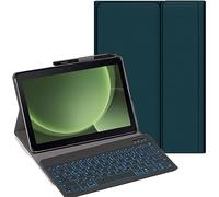 YHFZR Keyboard Case for Samsung Galaxy Tab Active 5 Pro 10.1 Inch SM-X350/X356B - (QWERTY Layout) 7 Colors Backlit Ultra Slim Flip Wireless Keyboard Stand Case, Green