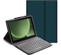 YHFZR Keyboard Case for Samsung Galaxy Tab Active 5 Pro 10.1 Inch SM-X350/X356B - (QWERTY Layout) Slim Flip with Removable Wireless Keyboard Stand Case Cover, Green