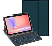 YHFZR Keyboard Case for Samsung Galaxy Tab S10 Lite Tablet 10.9 Inch SM-X400/X406 - (QWERTY Layout) 7 Colors Backlit Ultra Slim Flip Wireless Keyboard Stand Cover, Green