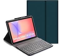 YHFZR Keyboard Case for Samsung Galaxy Tab S10 Lite Tablet 10.9 Inch SM-X400/X406 - (QWERTY Layout) Slim Flip with Removable Wireless Keyboard Stand Cover, Green