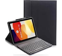 YHFZR Spanish Keyboard Case for Xiaomi Redmi Pad SE, Spanish Slim Keyboard Case with Magnetic Detachable Wireless Bluetooth for Xiaomi Redmi Pad SE 11 Inch, Black