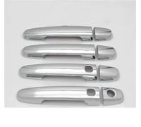 YHGGDN Door Handle Covers Car Exterior Door Handle Cover for Peugeot 108 2014 2015 2016 2017 2018 2019 Decoration Trim Covers Protection Shell Outer Exterior Side Handles Auto(Silver 2)