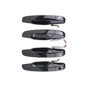 YHGGDN Door Handle Covers Car Exterior Door Handle for GMC for Sierra for Yukon XL 1500 2500 HD 3500 2007 2008-2012 2013 4Pcs Black Front Rear Left Right Outer Exterior Side Handles Auto