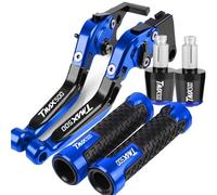 YHGGDN Handlebar Lever Motorcycle Brake Clutch Lever Handlebar Grips Ends for TMAX500 T-MAX500 TMAX T-MAX 500 2008-2018 with Handle Bar End Motorbike Clutch Brake Handle Grips